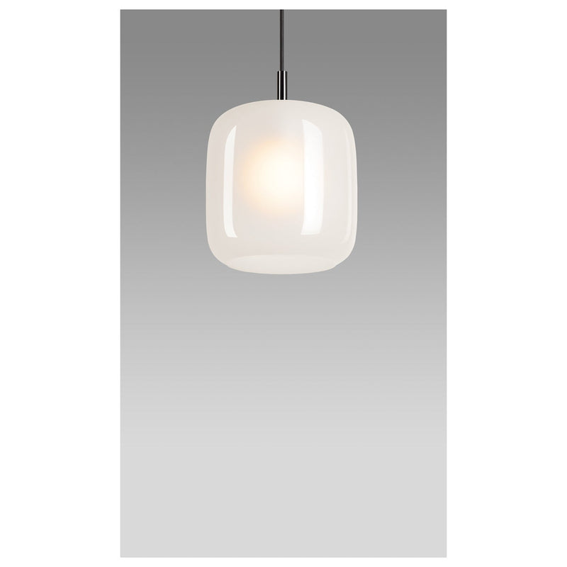 PANTILO 20 PD, E27 pendant light, white/chrome