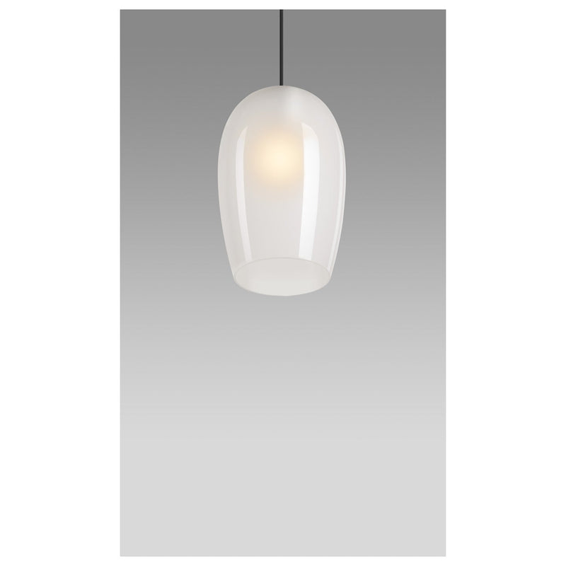 PANTILO OVAL PD, E27 pendant light, white/chrome