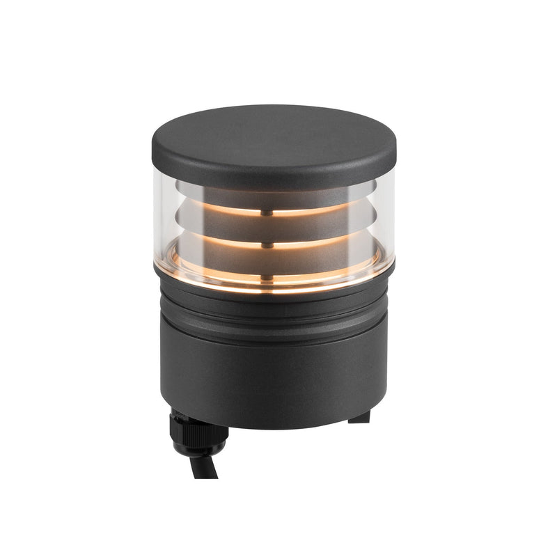 M-POL S Polehead, Louver lamp head, anthracite, 19W, 260/270lm, 2700/3000K, CRI90, DALI