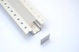 Modular plasterboard mounted aluminium profile SET (profile, diffuser, endcaps )  1m.