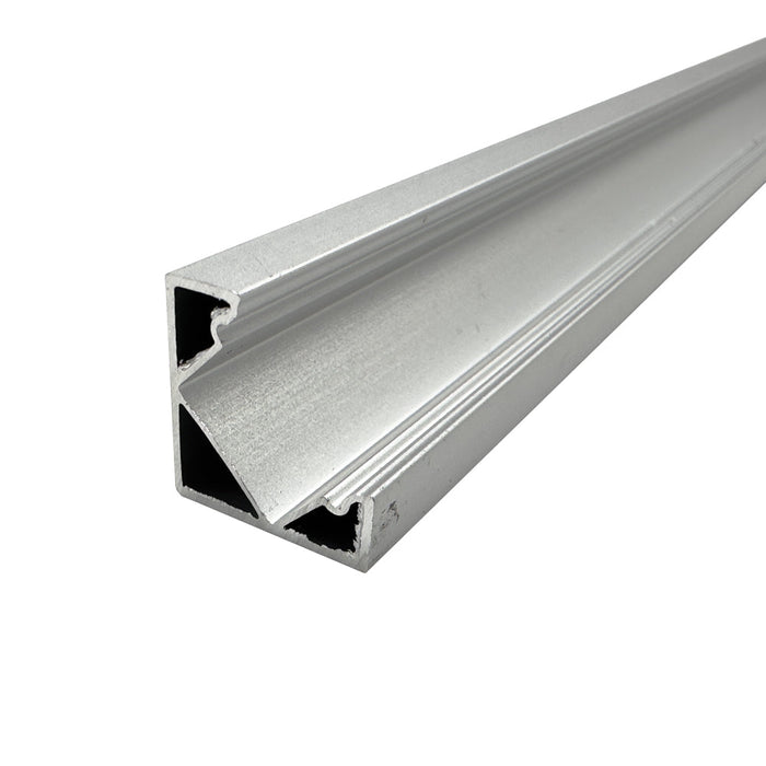 2 Metre Corner Surface Mounted Aluminium Profile, 18x25 mm