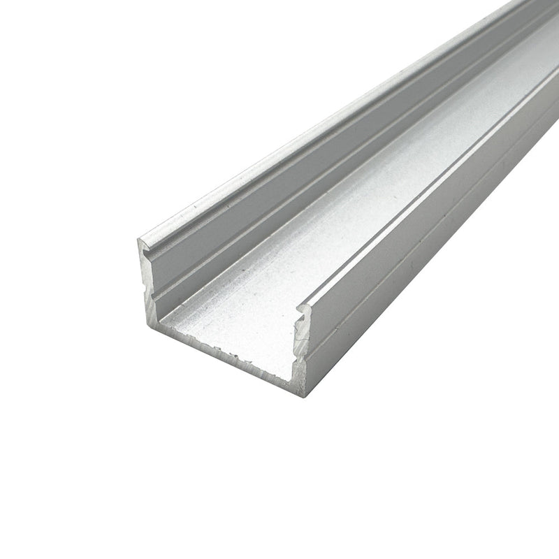 2 Metre Surface Mounted Aluminium Profile, 19x20 mm