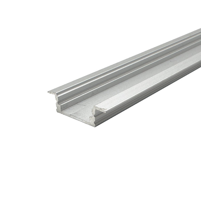 1 Metre Shallow Recessed Aluminium Profile, 7x25 mm