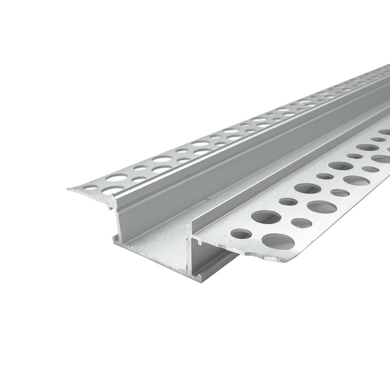 1 Metre Standard Double-Width Trimless Aluminium Profile, 14x62 mm