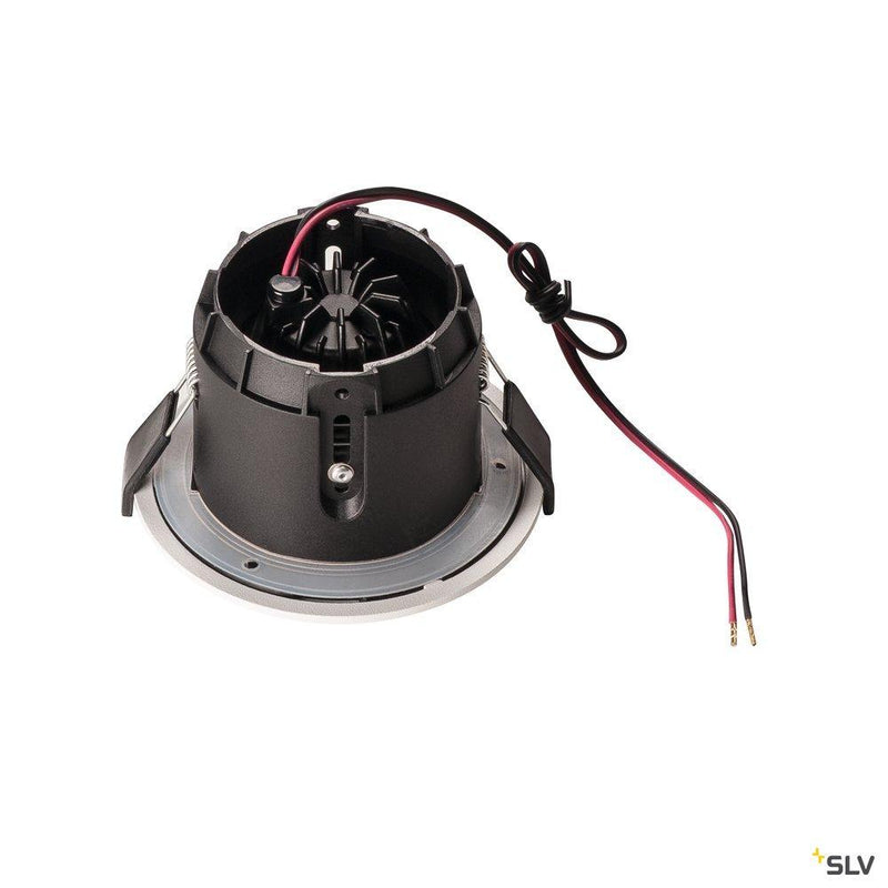 VARU DL, LED outdoor recessed ceiling light,black/white, IP20/65, 2700K