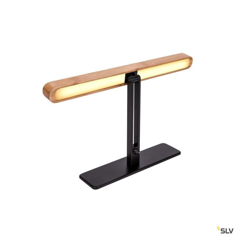 VINCELLI D TL, LED indoor table lamp, bamboo, 2700K