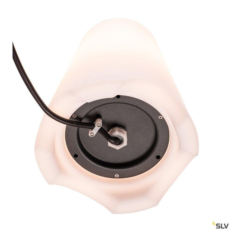 KIROCONE TL, Outdoor table lamp, E27, IP44, white, max. 60W