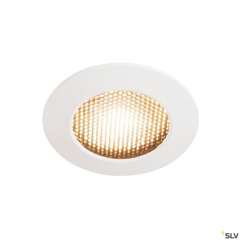 VARU DL, LED outdoor recessed ceiling light,black/white, IP20/65, 2700K