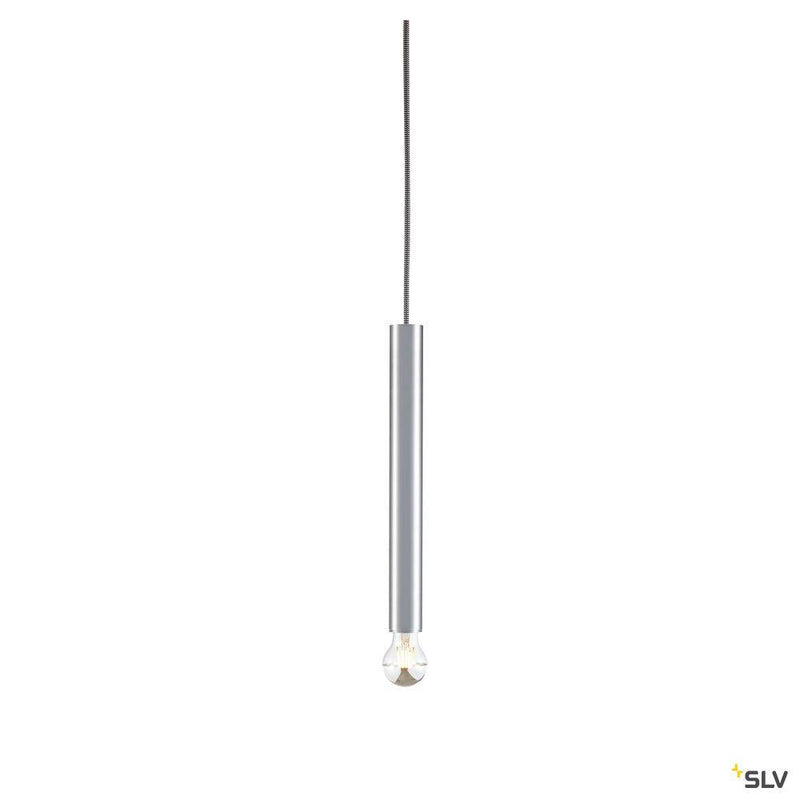 FITU PD, indoor pendant, E27, brushed aluminium, max. 60W