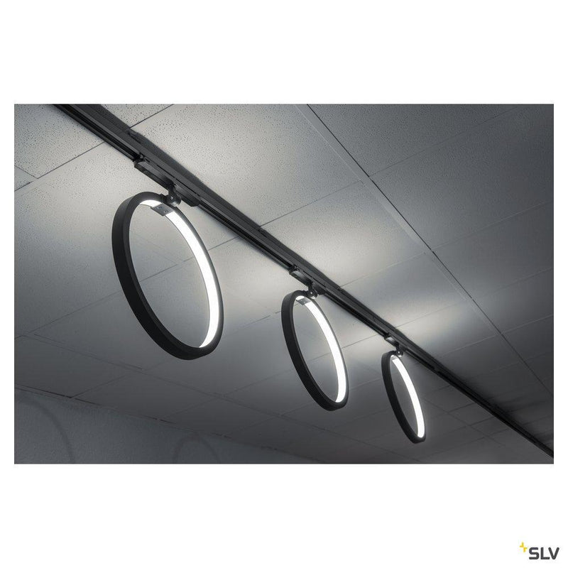 3~ ONE 40 TRACK DALI, 3 phase system light black 3000K