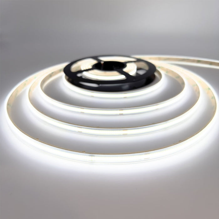 Single Colour LED COB Strip, 10 W/m IP65 24V 6500K 480 LEDs/m CRI>92 30 Metre