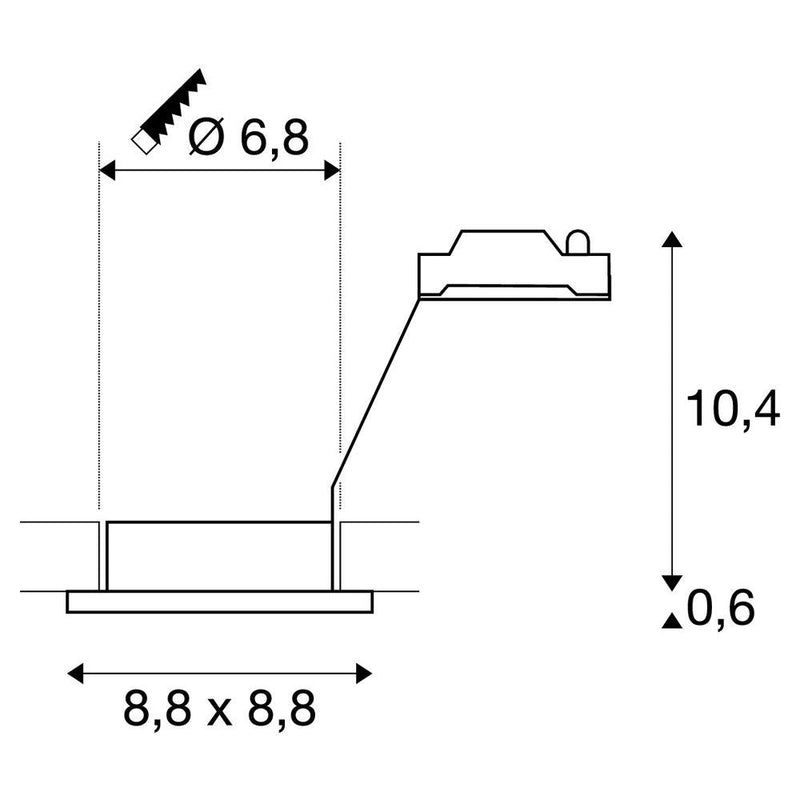 DOLIX OUT QR-C51, square, silvergrey