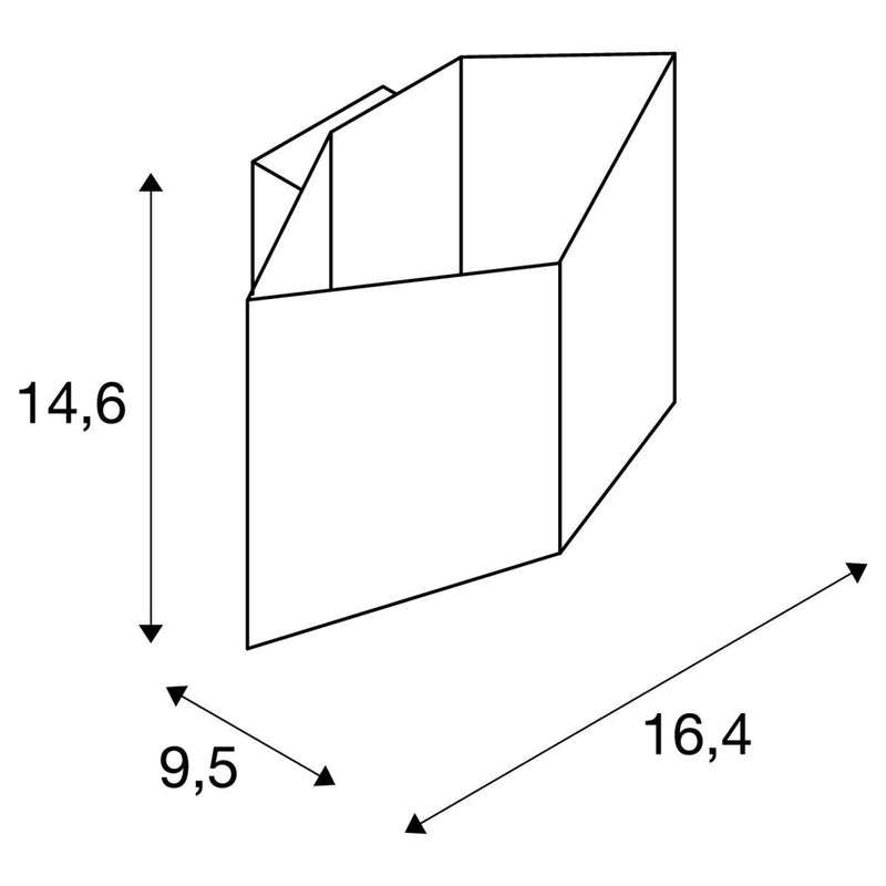 CARISO 2 WL Indoor LED surface-mounted wall light black/gold 2700K
