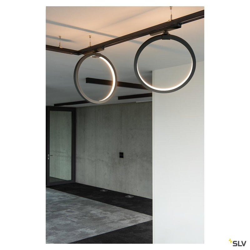 3~ ONE 40 TRACK DALI, 3 phase system light black 3000K