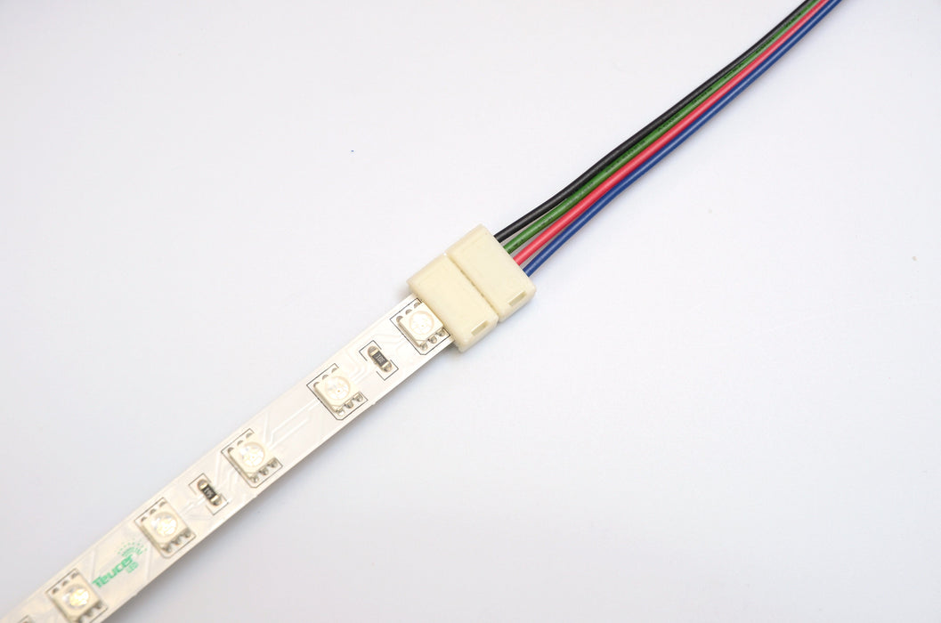 10 mm Clip for RGB, 7.2w/ 14.4w Per metre  (End Connector).
