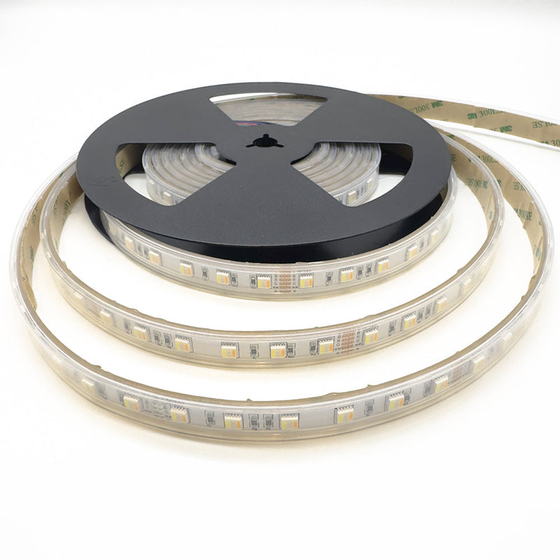 RGB & CCT LED Strip, 20 W/m IP65 24V RGB + CCT 60 LEDs/m 10 Metre