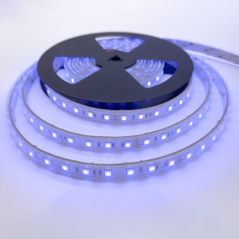 RGB & CCT LED Strip, 20 W/m IP65 24V RGB + CCT 60 LEDs/m 10 Metre