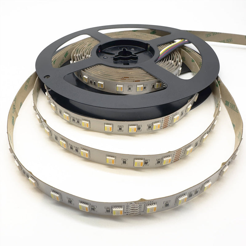 RGB & CCT LED Strip, 20 W/m IP20 24V RGB + CCT 60 LEDs/m 10 Metre