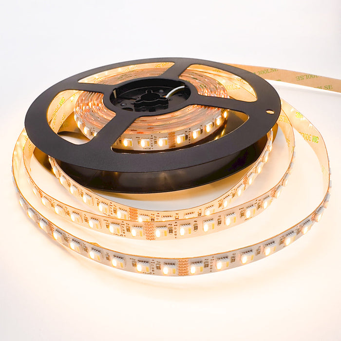 RGB & CCT LED Strip, 30 W/m IP20 24V RGB + CCT 96 LEDs/m 10 Metre