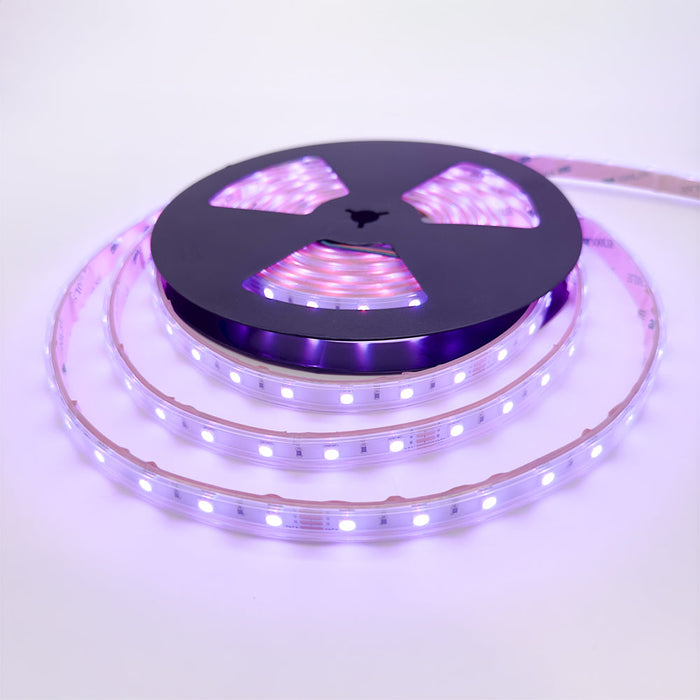 RGB LED Strip, 9 W/m IP65 24V 48 LEDs/m 5 Metre