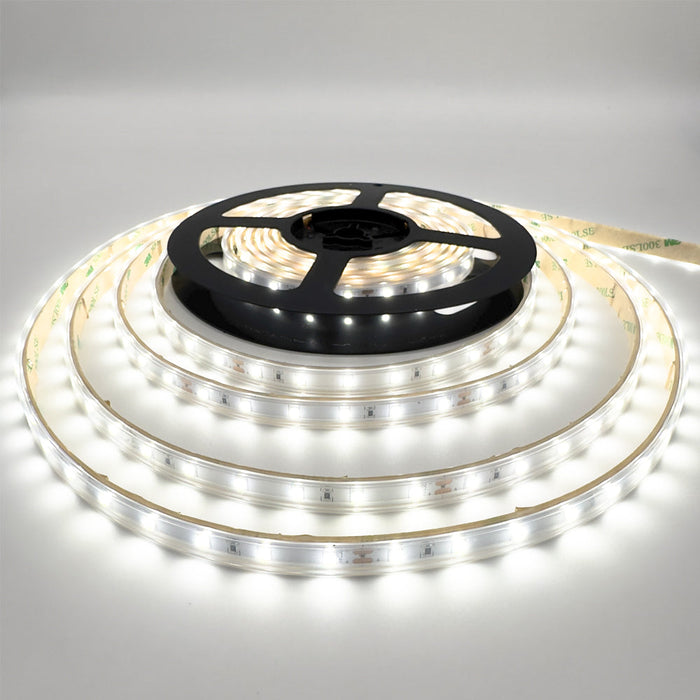 Single Colour LED Strip 5 W/m IP65 24V 6500K 60 LEDs/m CRI>92 10 Metre