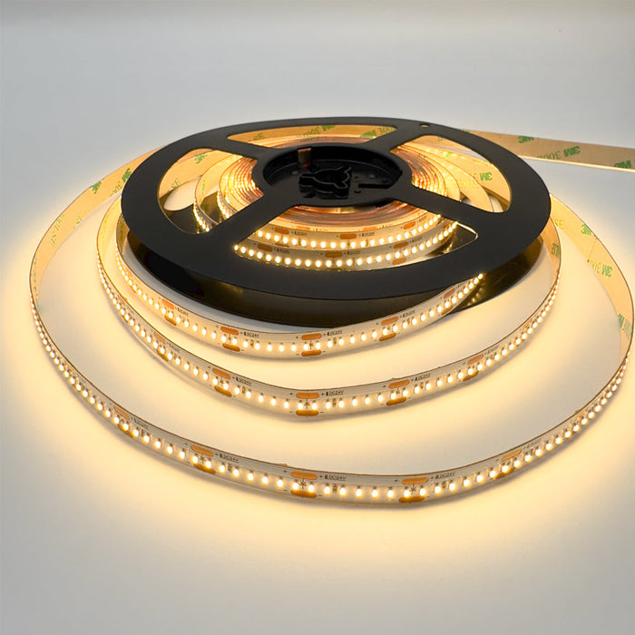 Single Colour LED Strip 10 W/m IP20 24V 2700K 280 LEDs/m CRI>97 10 Metre