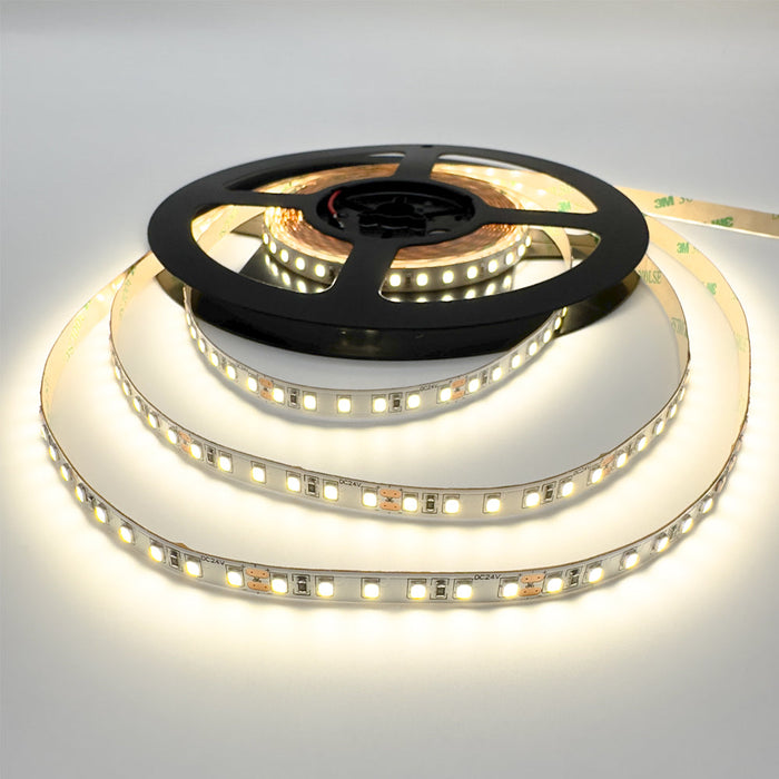 Single Colour LED Strip 10 W/m IP20 24V 4000K 120 LEDs/m CRI>92 50  Metre