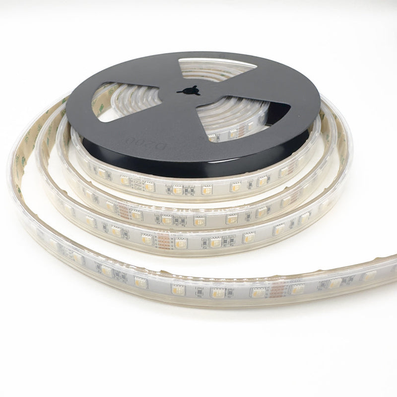 RGBW LED Strip, 20 W/m IP65 24V RGB + W (3000K) 60 LEDs/m 10 Metre