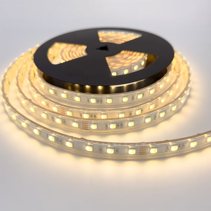 RGBW LED Strip, 20 W/m IP65 24V RGB + W (3000K) 60 LEDs/m 10 Metre