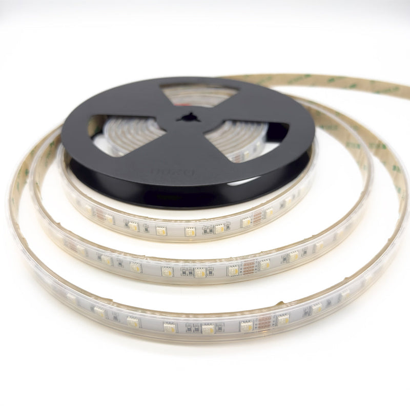 RGBW LED Strip, 20 W/m IP65 24V RGB + W (4000K) 60 LEDs/m 30 Metre
