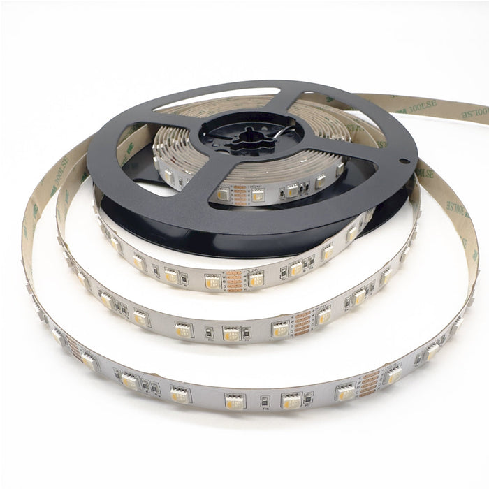 RGBW LED Strip, 20 W/m IP20 24V RGB + W (3000K) 60 LEDs/m 50  Metre