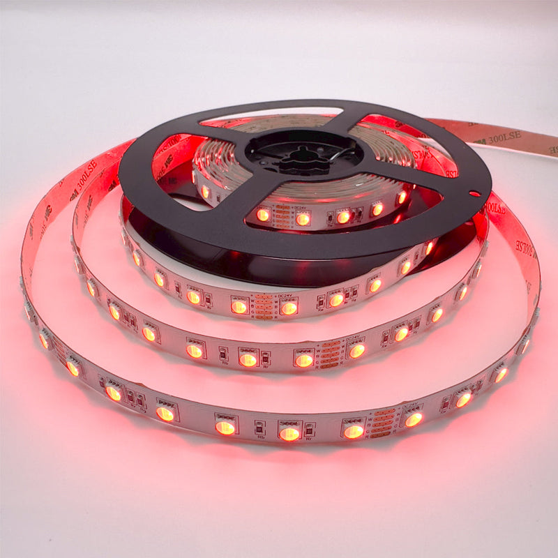 RGBW LED Strip, 20 W/m IP20 24V RGB + W (3000K) 60 LEDs/m 5 Metre