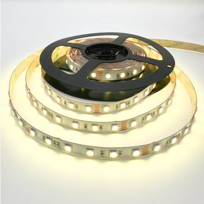 RGBW LED Strip, 20 W/m IP20 24V RGB + W (3000K) 60 LEDs/m 50  Metre