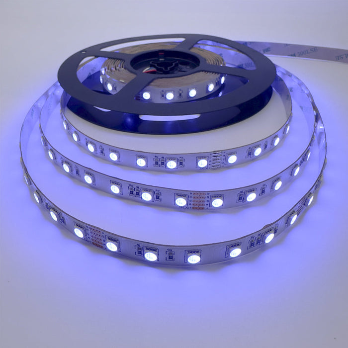 RGBW LED Strip, 20 W/m IP20 24V RGB + W (4000K) 60 LEDs/m 50  Metre