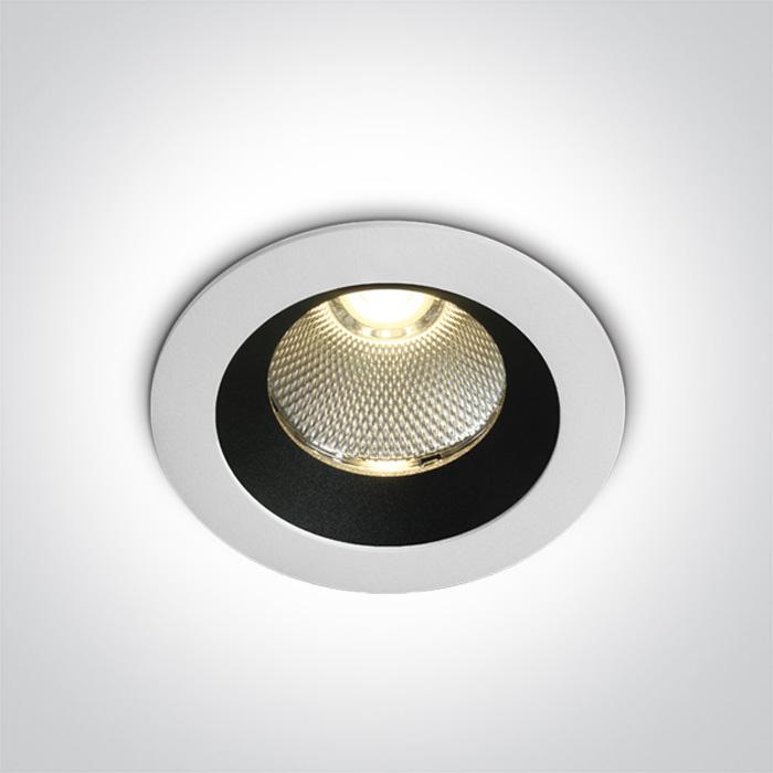 WHITE COB LED 12W WW IP65 38deg 700mA DARK LIGHT.