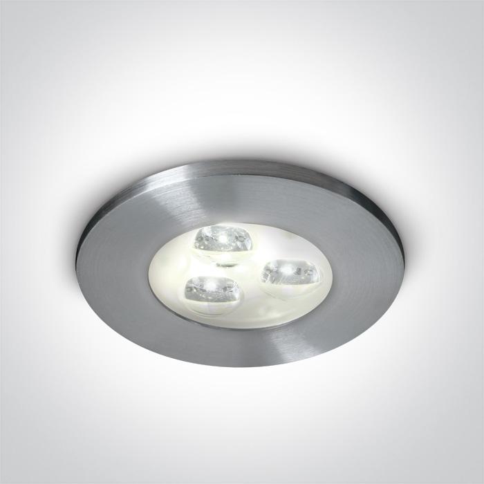 ALU LED WW 3x1w 35d IP65 350mA.