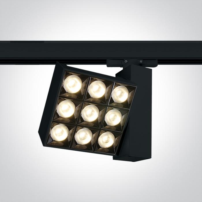 BLACK TRACK LIGHT 30W WW IP20 230V.
