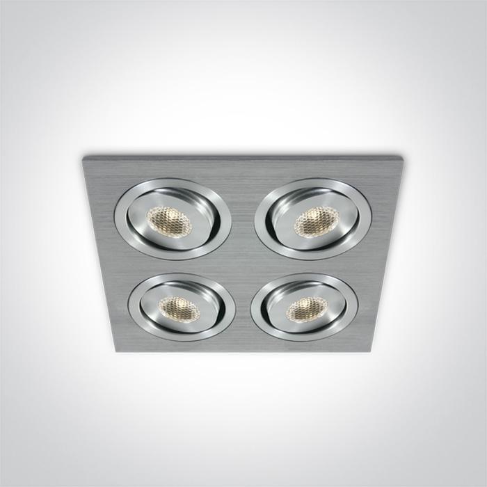 ALUMINIUM LED WW 4x1w 35d 350mA.