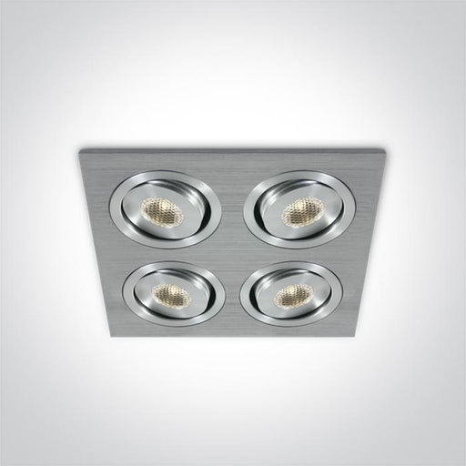 ALUMINIUM LED WW 4x1w 35d 350mA.