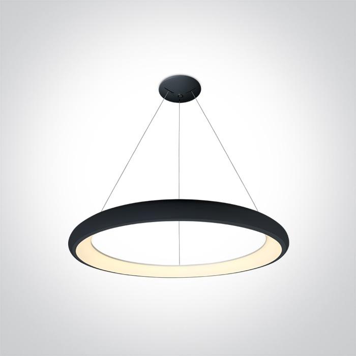 BLACK PENDANT LED 50W WW IP20 230V.