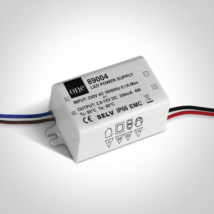 DRIVER 350mA 1-4W LED IP66 230V.