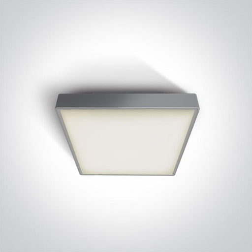 GREY LED PLAFO 16w WW IP65 230v.