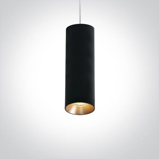 BLACK PENDANT GU10 10w DARK LIGHT.