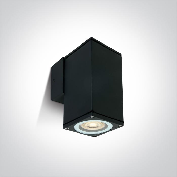 BLACK WALL GU10 10w IP54 100-240V