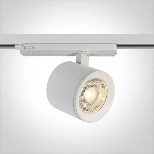 WHITE LED 20W WW TRACK SPOT 230V.