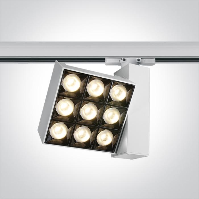 WHITE TRACK LIGHT 30W WW IP20 230V.