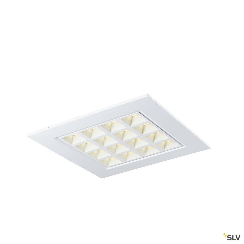 PAVANO 600x600 Indoor LED recessed ceiling light white 4000K UGR<(><<)>16