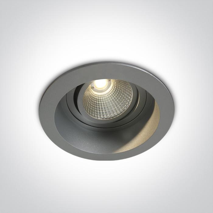 GREY LED 18w WW 35d SEMI-TRIMLESS + DRIVER.