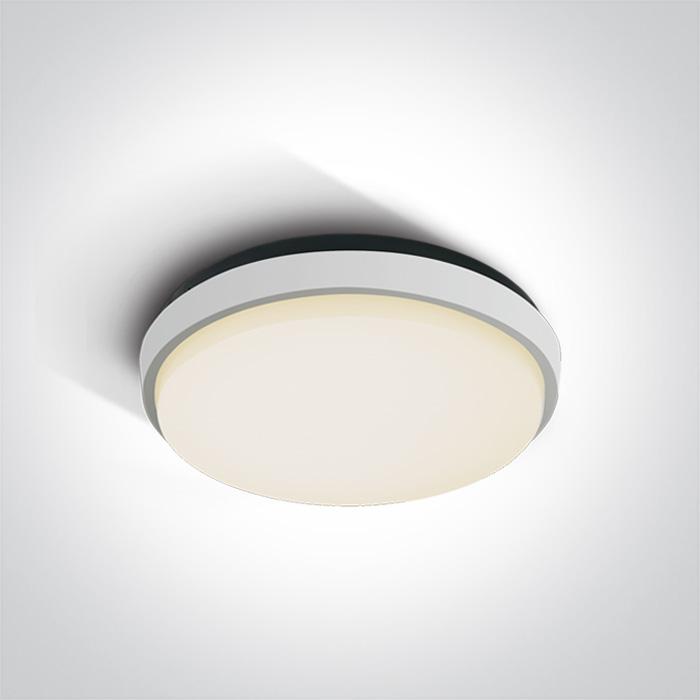 WHITE PLAFO LED 30W WW IP54 100-240V.