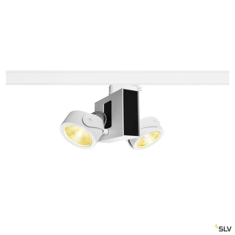 TEC KALU double white/black 24° 3000K, incl. 3-circuit adapter